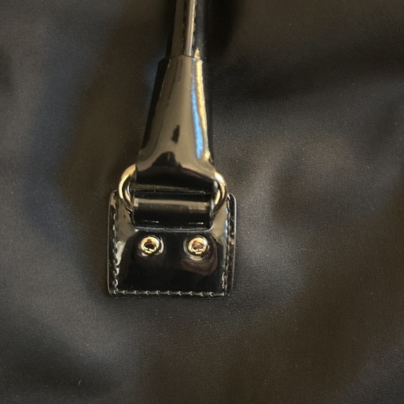 Kate Spade purse satchel, black nylon - Picture 6 of 6